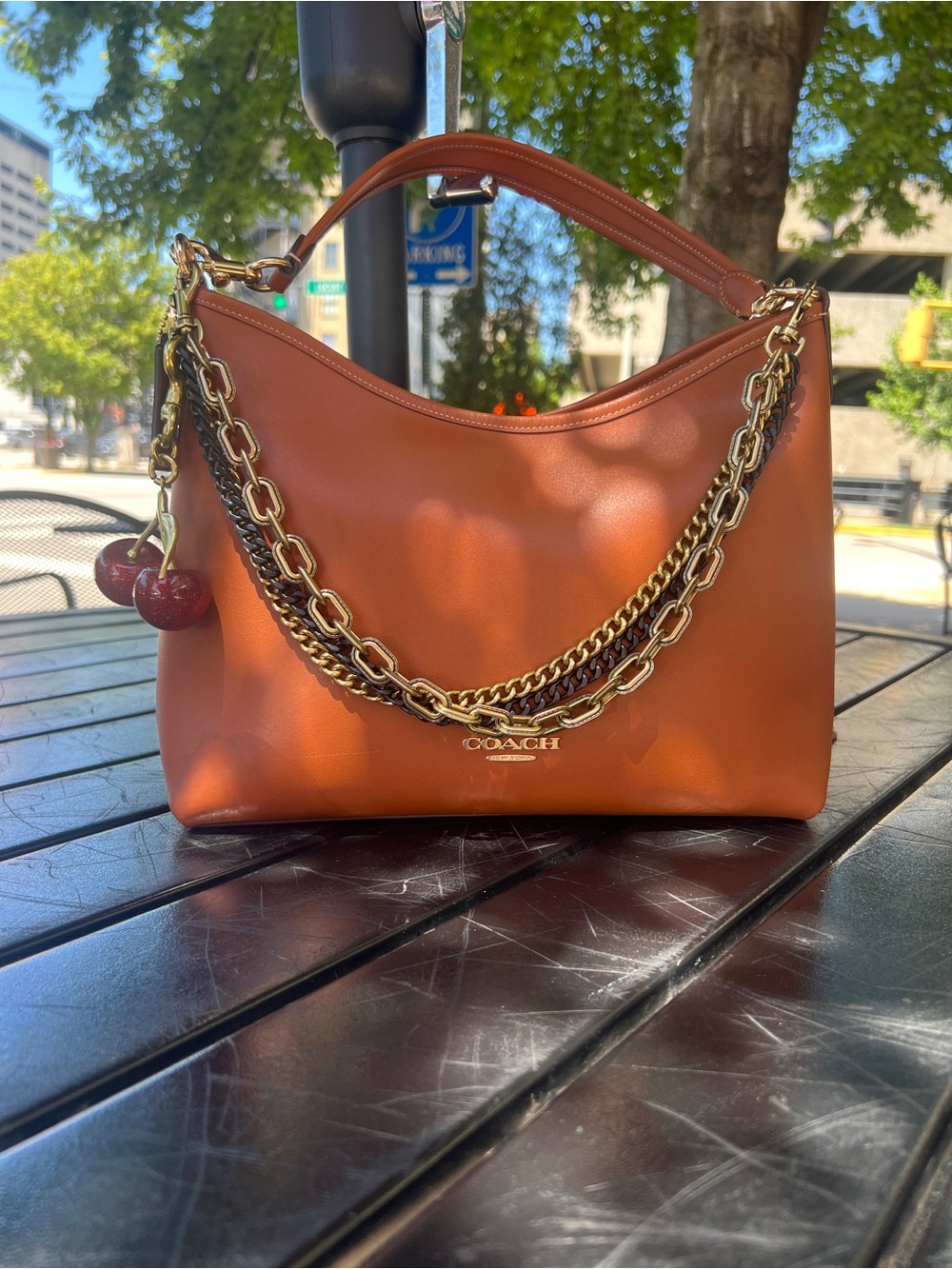 Coach Laurel Shoulder Bag (chains and charm not included)